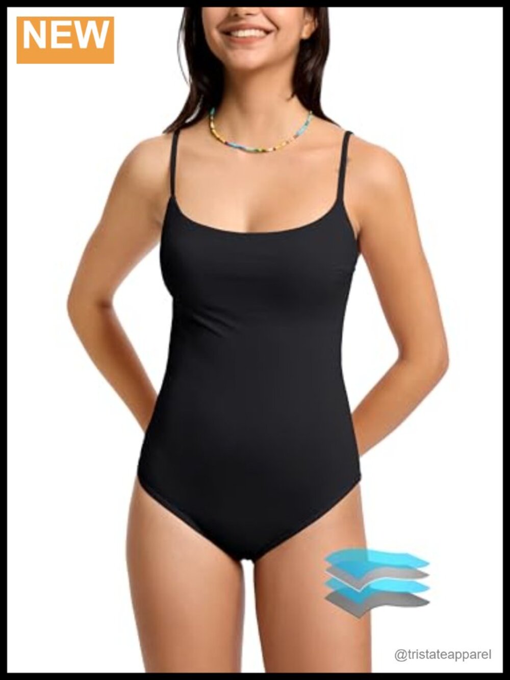 Period Swimwear One Piece Adjustable Straps Leakproof Bathing Suit